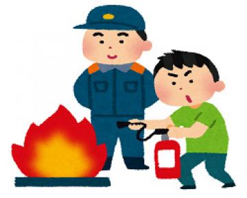 消火訓練の様子