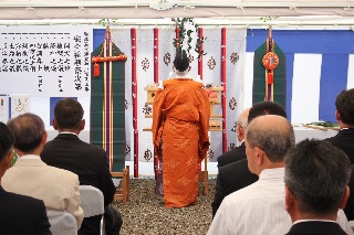 安全祈願祭の写真
