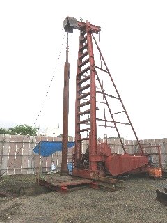 パーカッション工法の櫓の写真