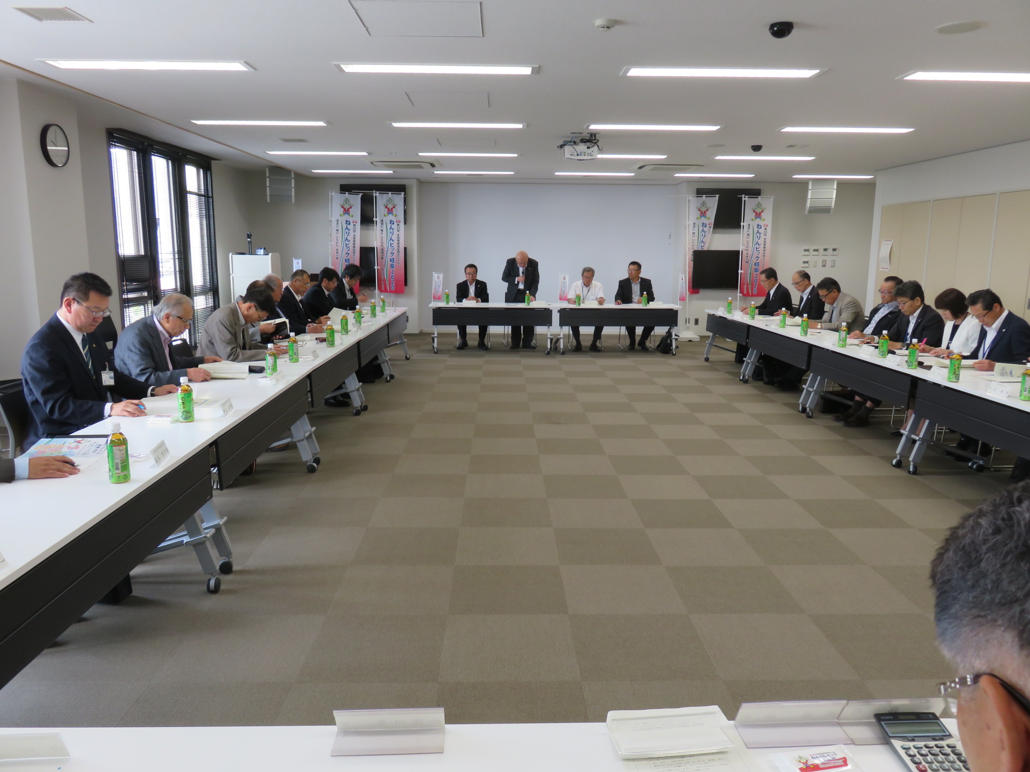 ねんりんピック岐阜2020海津市実行委員会設立（第1回）総会の様子