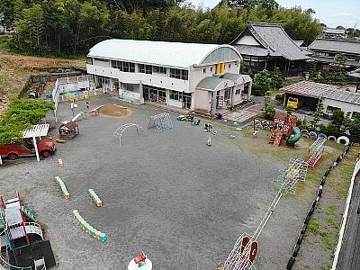 園庭の写真
