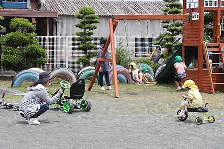 遊びの様子の写真