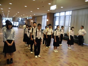 出発式の画像