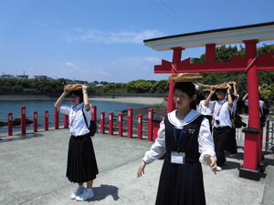 釜蓋神社見学の画像