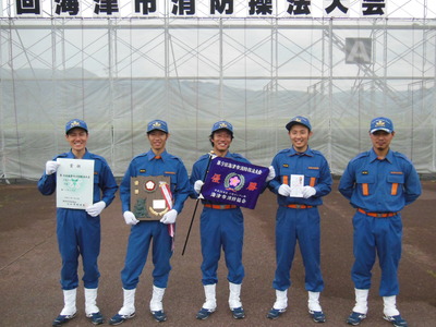 小型ポンプの部優勝第1ブロックC優勝今尾東分団の写真