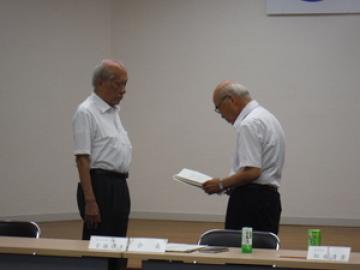 市長より諮問の様子の写真